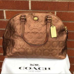 COACH METALLIC HANDBAG